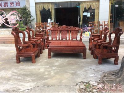 古韻清風(fēng) 小葉紅檀中華大錦繡沙發(fā)的藝術(shù)與實(shí)用之美